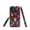 Colorful Monster Party iPhone® Tough Case featuring fun designs, protecting your phone in style and durability.