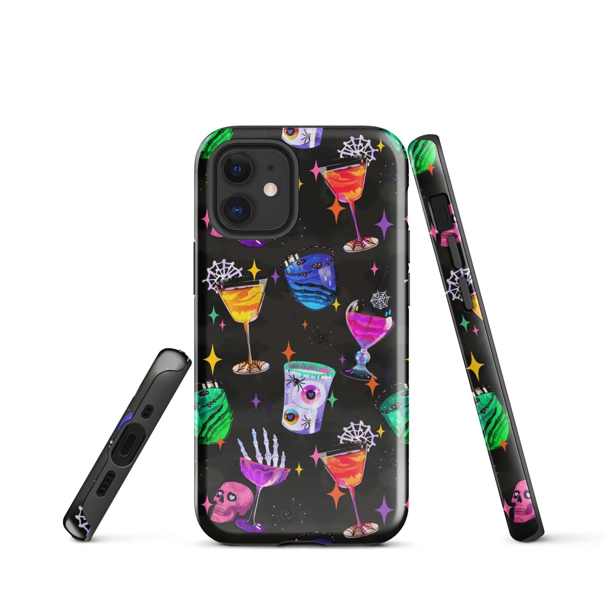 Stylish Monster Party iPhone® Tough Case, featuring vibrant designs and durable dual-layer protection for your phone.