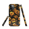 Durable Enchanted Rose iPhone® Tough Case with stylish floral design for maximum protection and impact absorption.