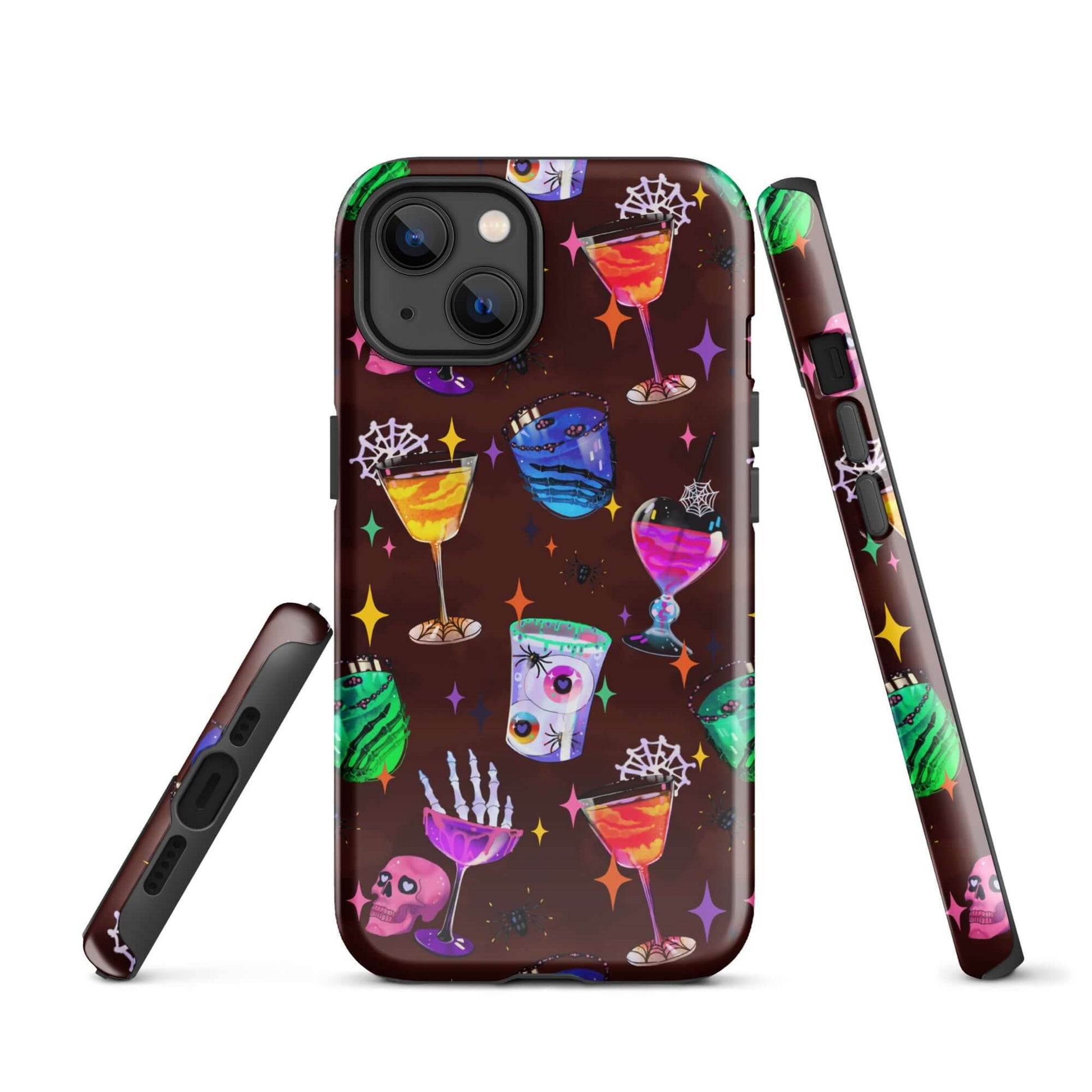 Stylish Monster Party iPhone® Tough Case featuring vibrant, playful designs to protect your phone in style.