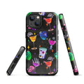 Monster Party iPhone® Tough Case features colorful designs, ensuring style and protection for your phone year-round.
