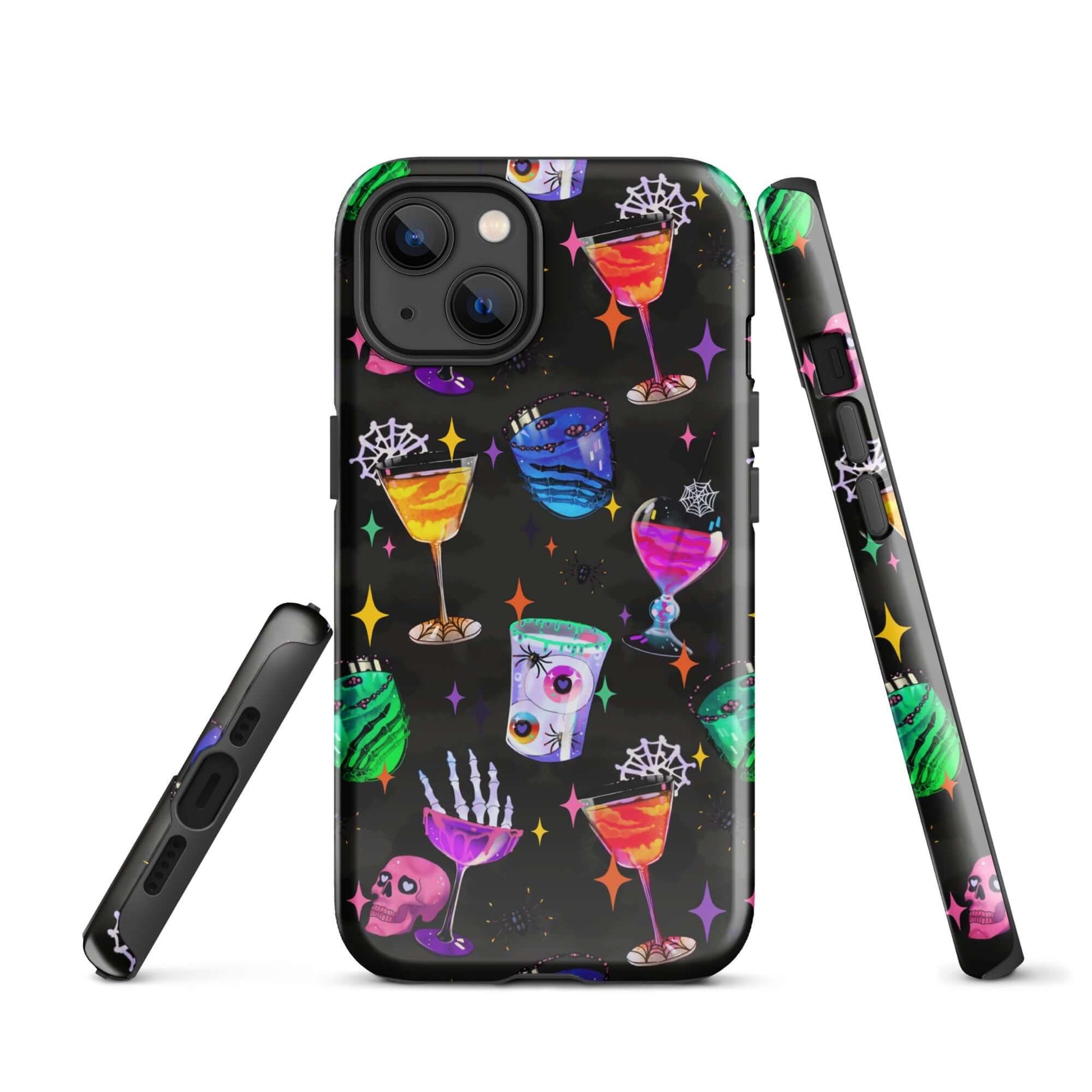 Monster Party iPhone® Tough Case features colorful designs, ensuring style and protection for your phone year-round.