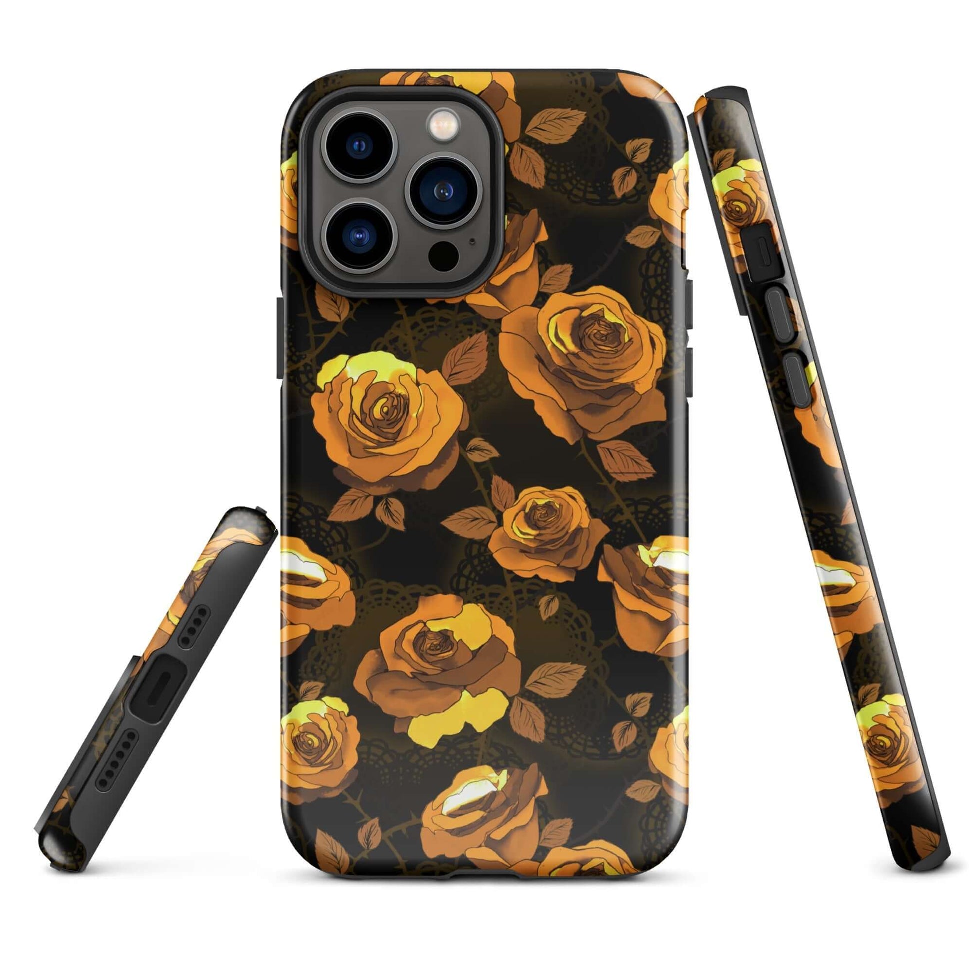 Stylishly protect your phone with the durable Enchanted Rose iPhone® Tough Case, featuring impact-resistant design.