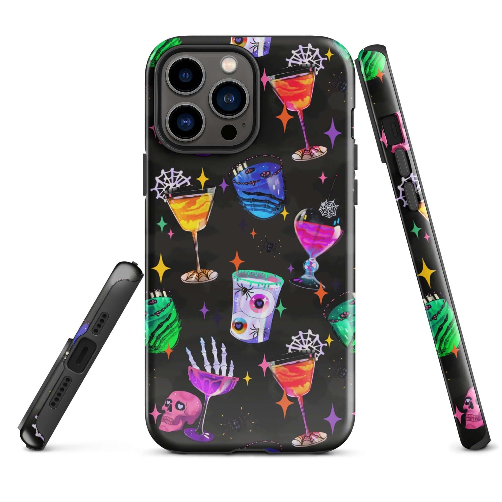 Colorful Monster Party iPhone® Tough Case features a stylish design with durable dual-layer protection for maximum safety.