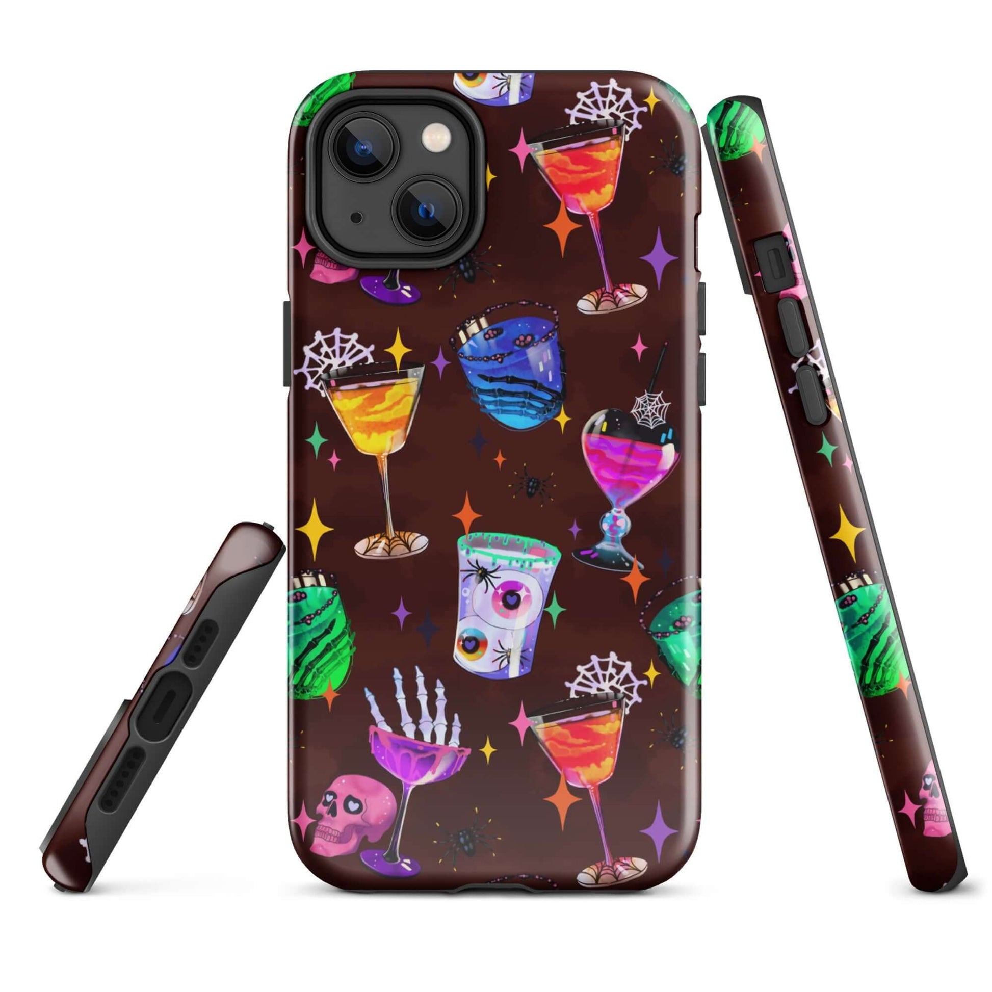 Colorful Monster Party iPhone® Tough Case featuring playful designs, combining style and protection for your device.