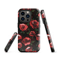 Stylish Enchanted Rose iPhone® Tough Case features durable, dual-layer protection for fashionable phone safety.