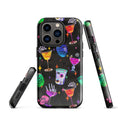 Durable Monster Party iPhone® Tough Case features colorful drinks and designs, perfect for stylish phone protection.
