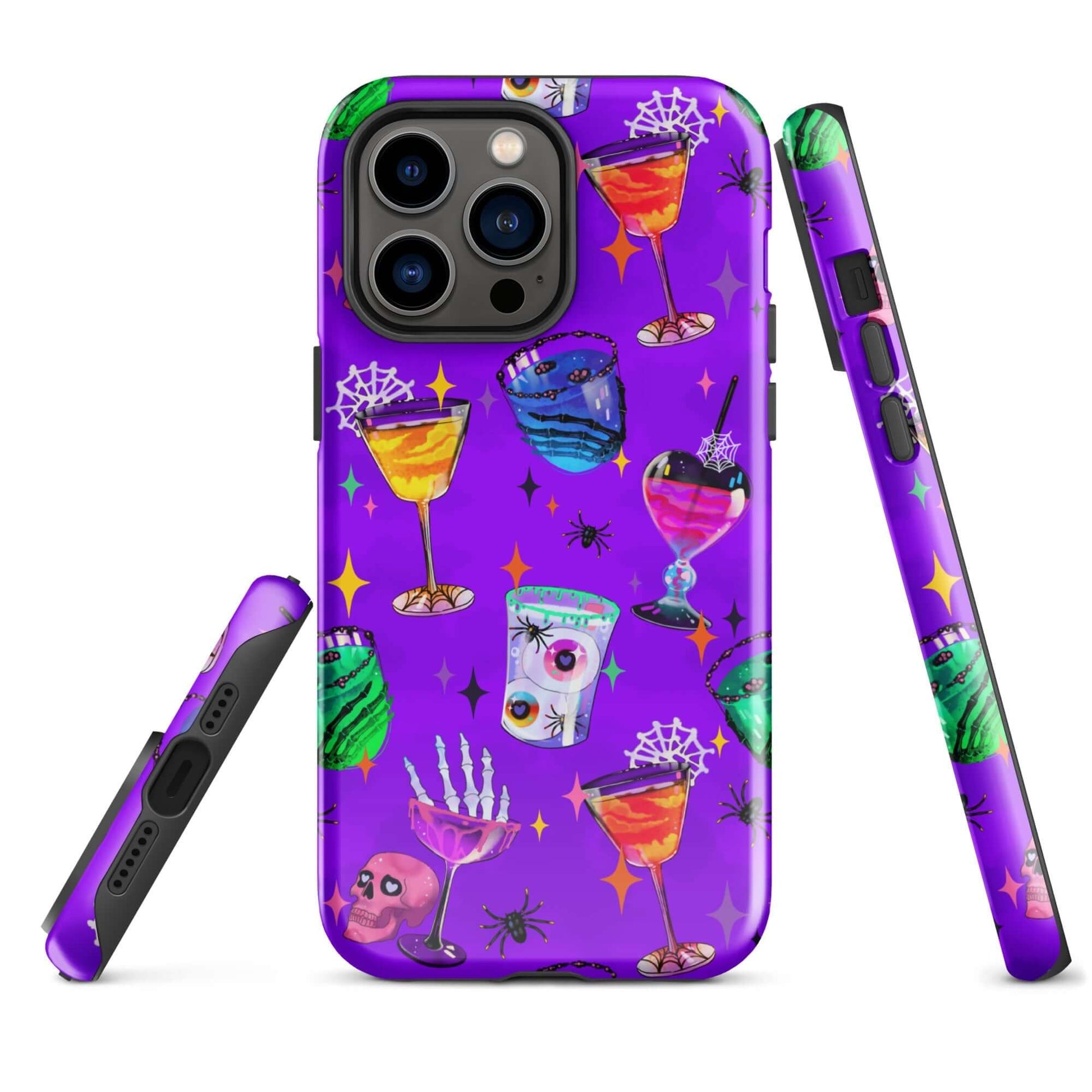 Colorful Monster Party iPhone® Tough Case featuring a durable design for style and protection all year round.