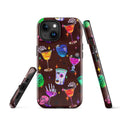 Durable Monster Party iPhone® Tough Case with vibrant design, perfect for style and protection. Ideal for year-round use!