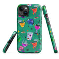 Durable Monster Party iPhone® Tough Case features vibrant designs with impact-resistant protection for stylish safety.