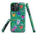 Durable Monster Party iPhone® Tough Case with vibrant design protects your phone stylishly all year round.