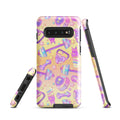 Stylish Glitter Gains Samsung® Tough Case featuring a vibrant design, offering durability and protection for your phone.