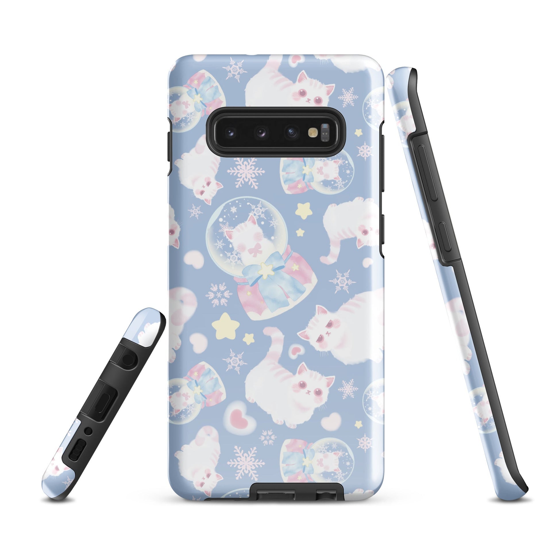Protect your phone in style with the Snow Kitten Samsung® Tough Case, featuring adorable kitten designs and durable layers.