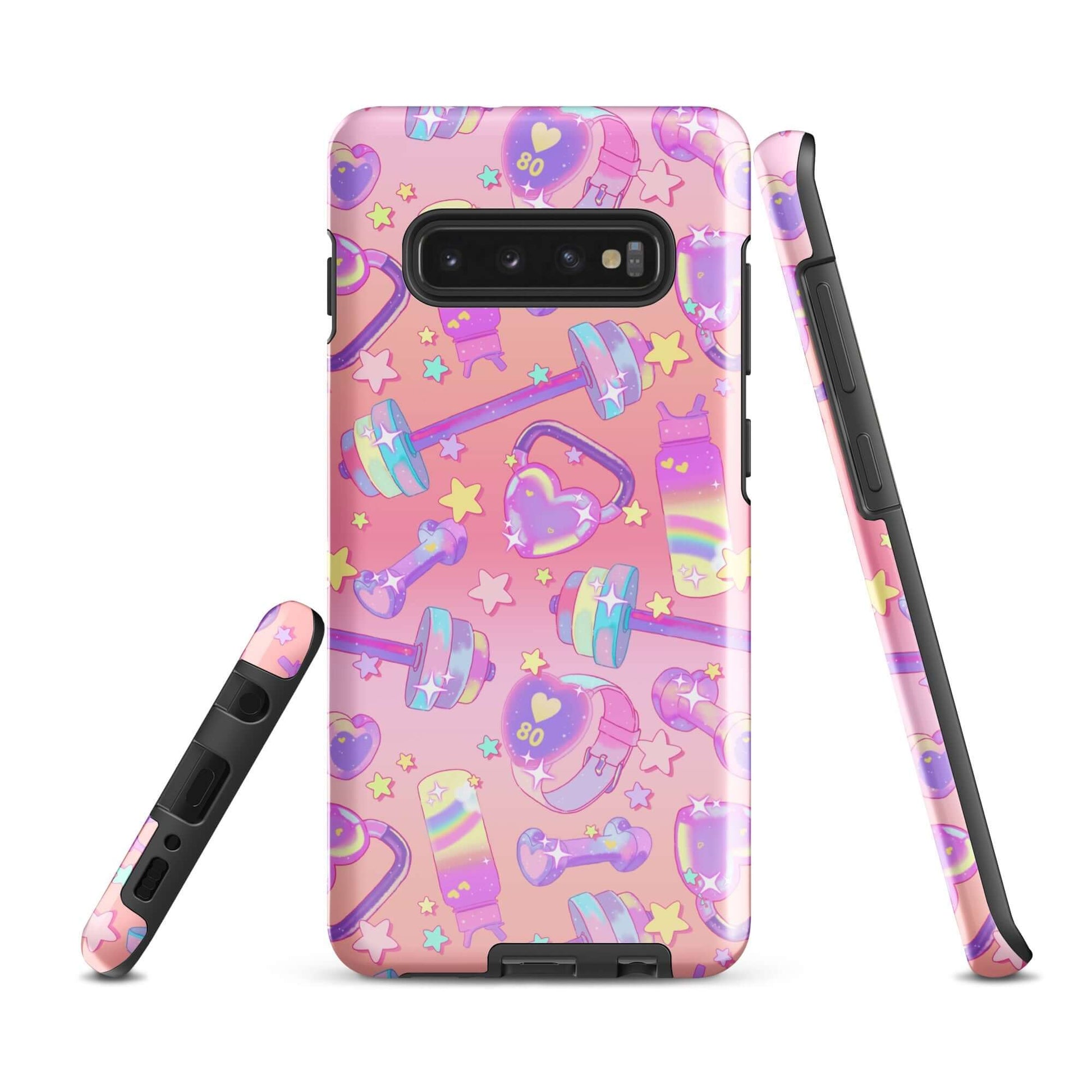 Glitter Gains Samsung® Tough Case features a colorful, artistic design, providing durability and impact protection.