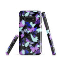 Stylish Butterfly Samsung® Tough Case featuring vibrant butterfly designs for ultimate protection and elegance.