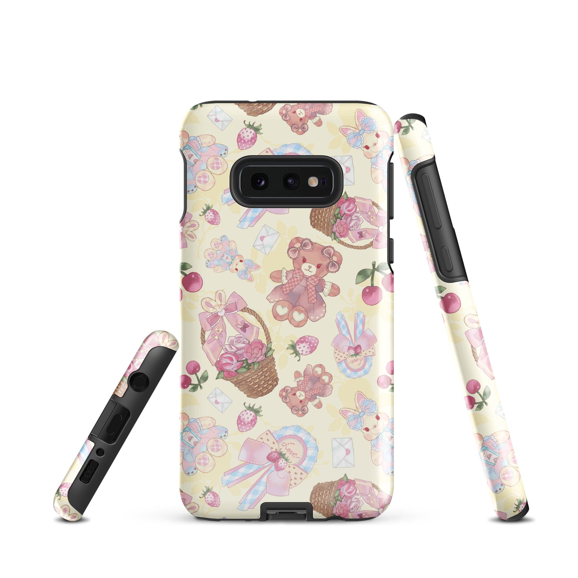 Stylish Sweet Teddy Samsung® Tough Case features a cute design, providing durability and shock protection for your phone.