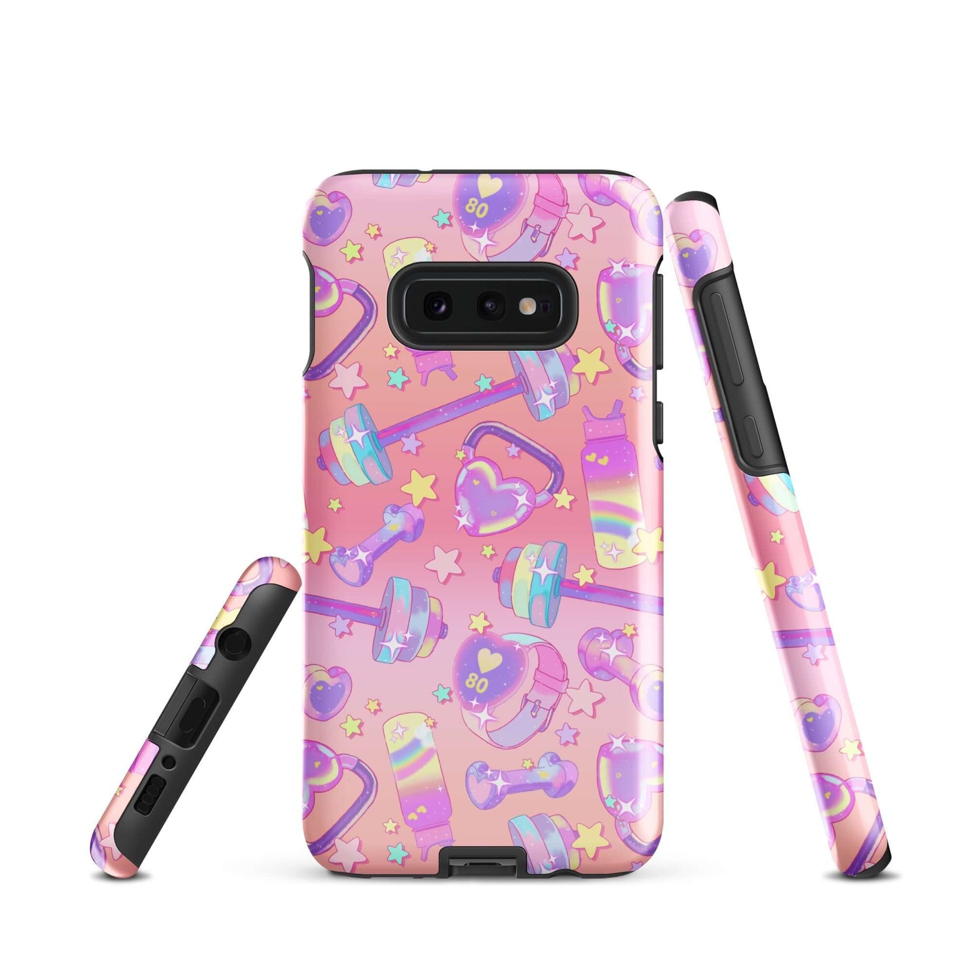 Colorful Glitter Gains Samsung® Tough Case showcasing durability and style, perfect for protecting your phone in style.