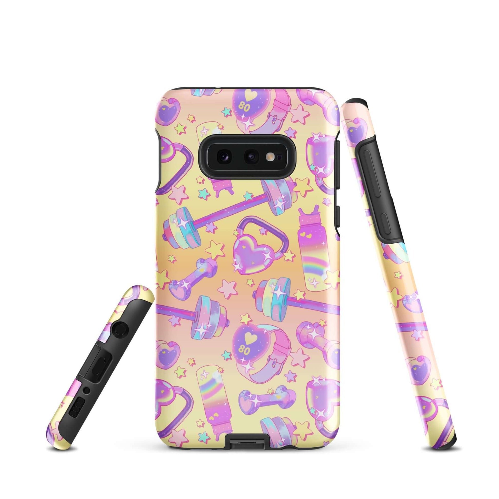 Stylishly protect your phone with the Glitter Gains Samsung® Tough Case, featuring vibrant patterns and durable design.