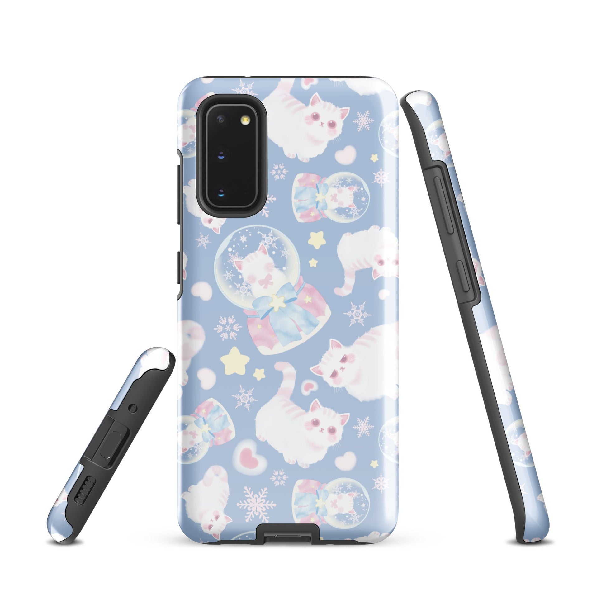 Stylish Snow Kitten Samsung® Tough Case features a cute design and durable protection for your phone.