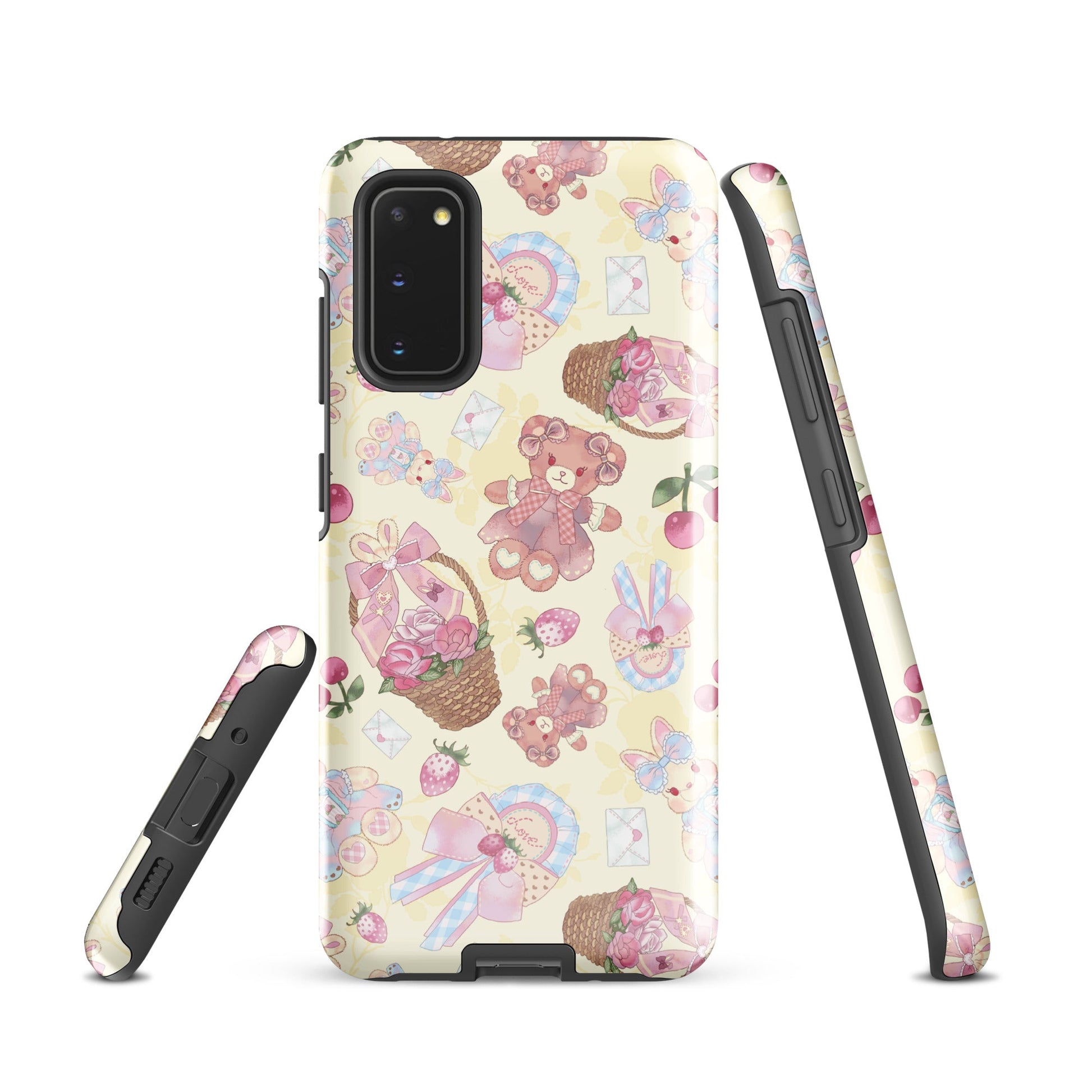 Sweet Teddy Samsung® Tough Case features a charming teddy bear design, ensuring style and protection for your phone.
