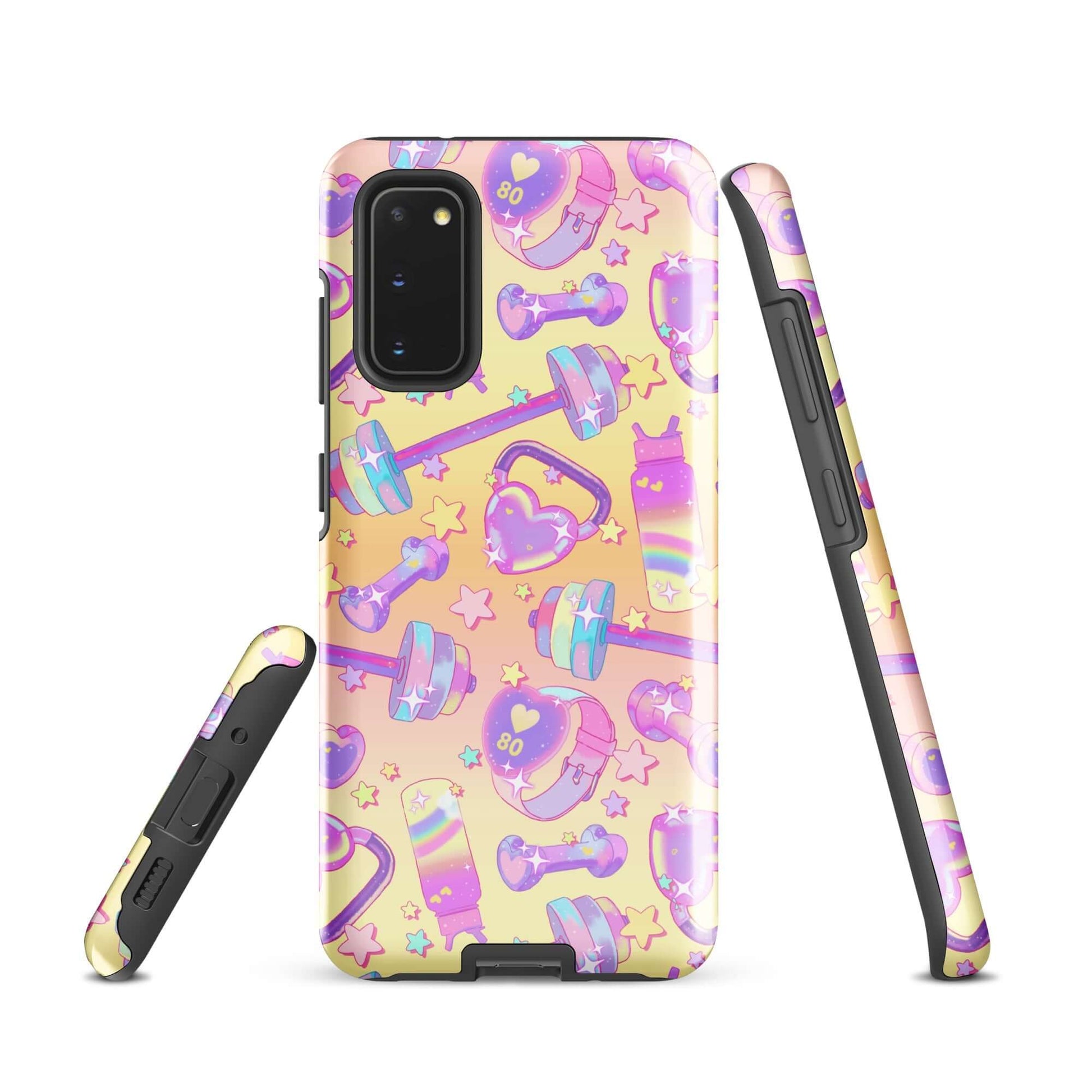 Stylish and durable, the Glitter Gains Samsung® Tough Case offers impact protection with a vibrant design.
