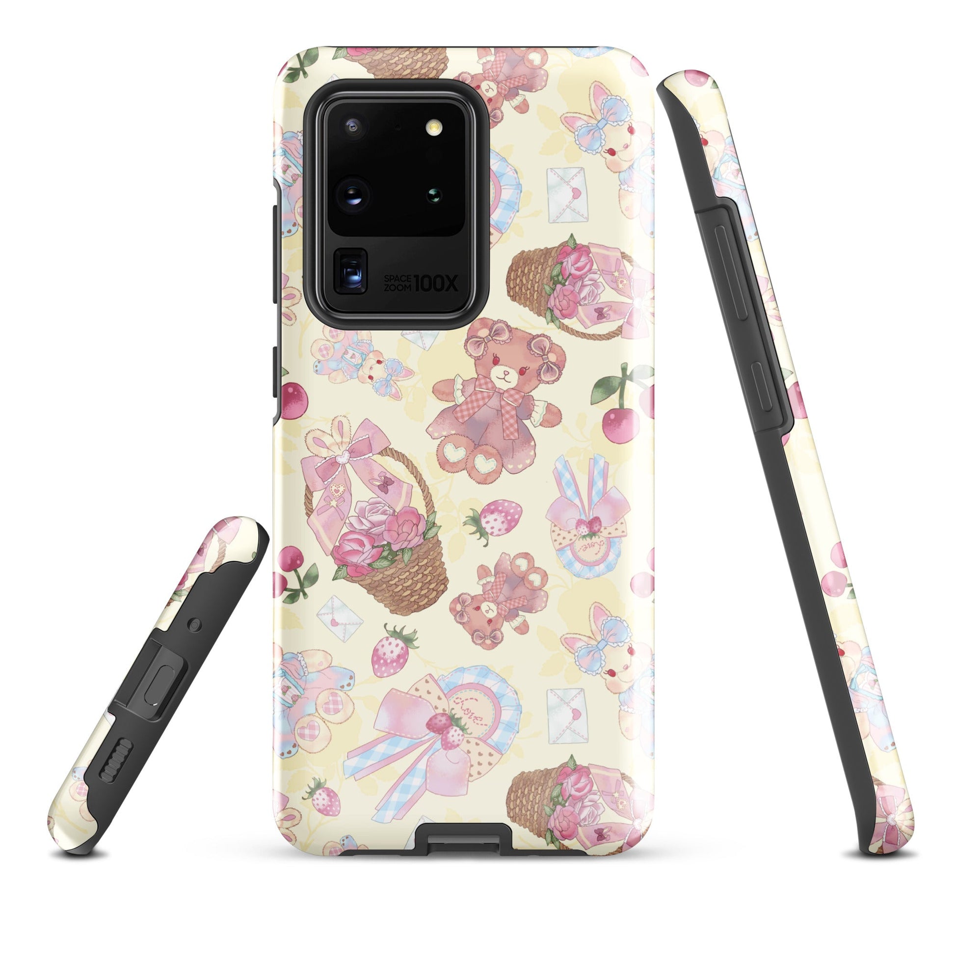 Stylish Sweet Teddy Samsung® Tough Case features a whimsical design with teddy bears, ensuring protection and charm.