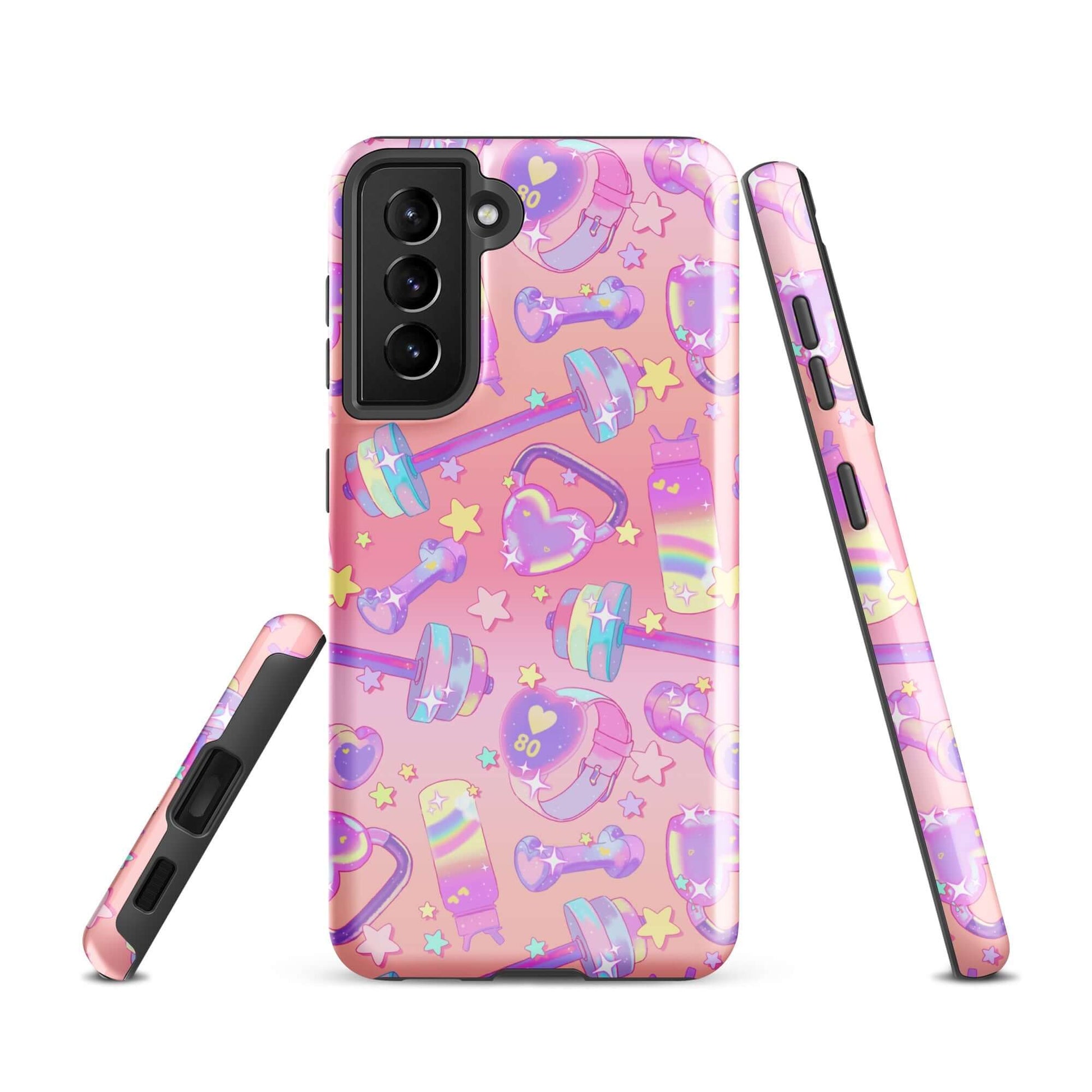 Stylish Glitter Gains Samsung® Tough Case featuring vibrant designs for ultimate protection and artistic flair.