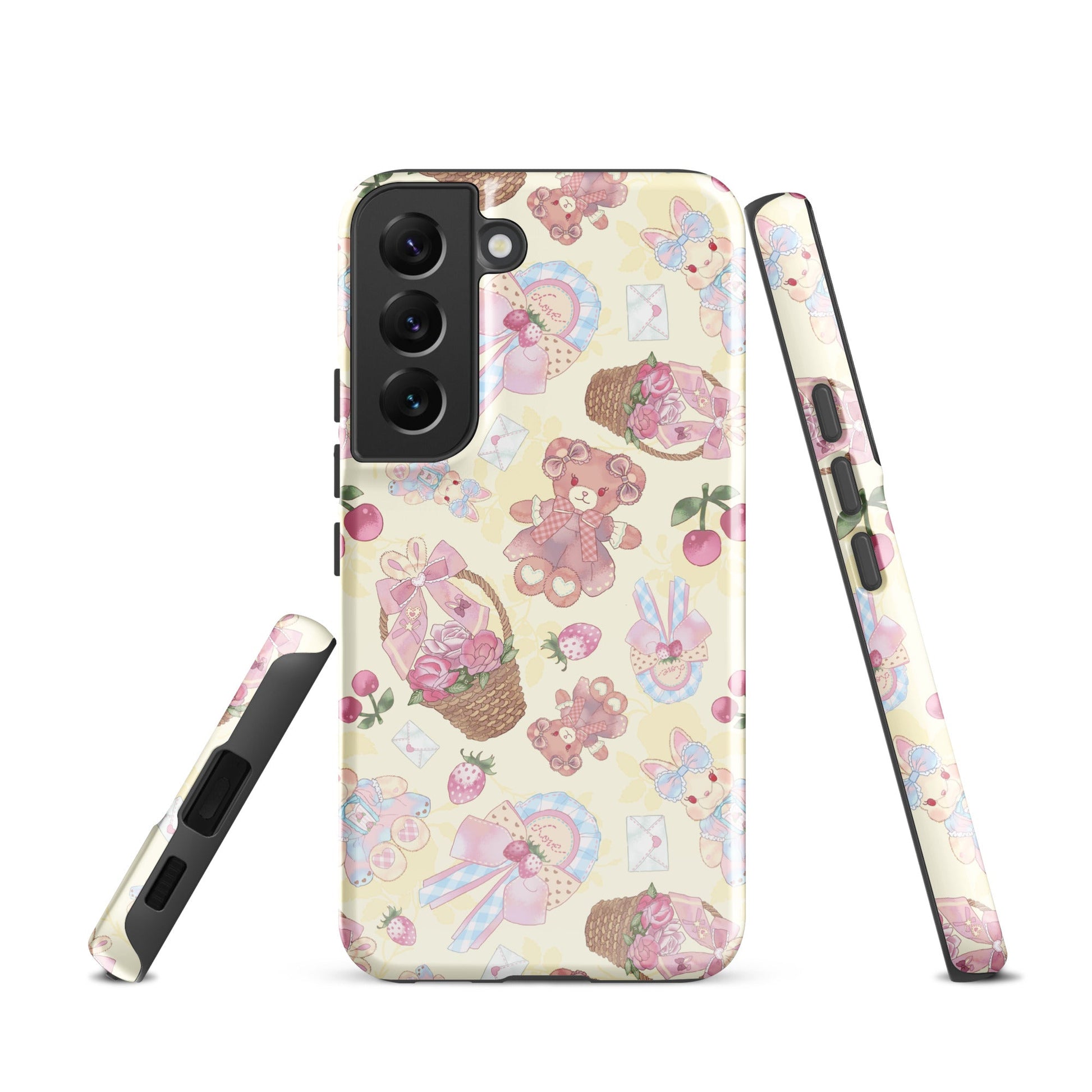 Sweet Teddy Samsung® Tough Case features a charming teddy bear design, providing stylish protection for your phone.