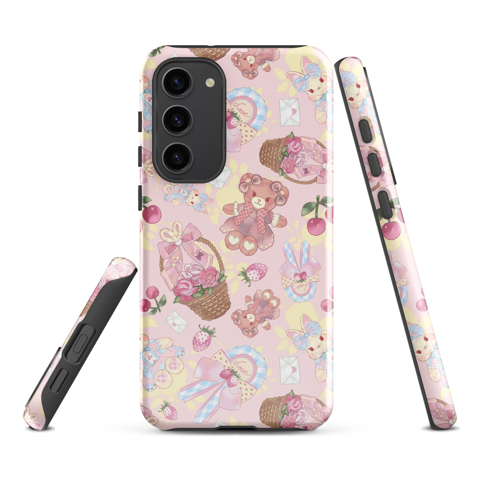 Stylish Sweet Teddy Samsung® Tough Case featuring a cute design, ensuring durability and protection for your phone.
