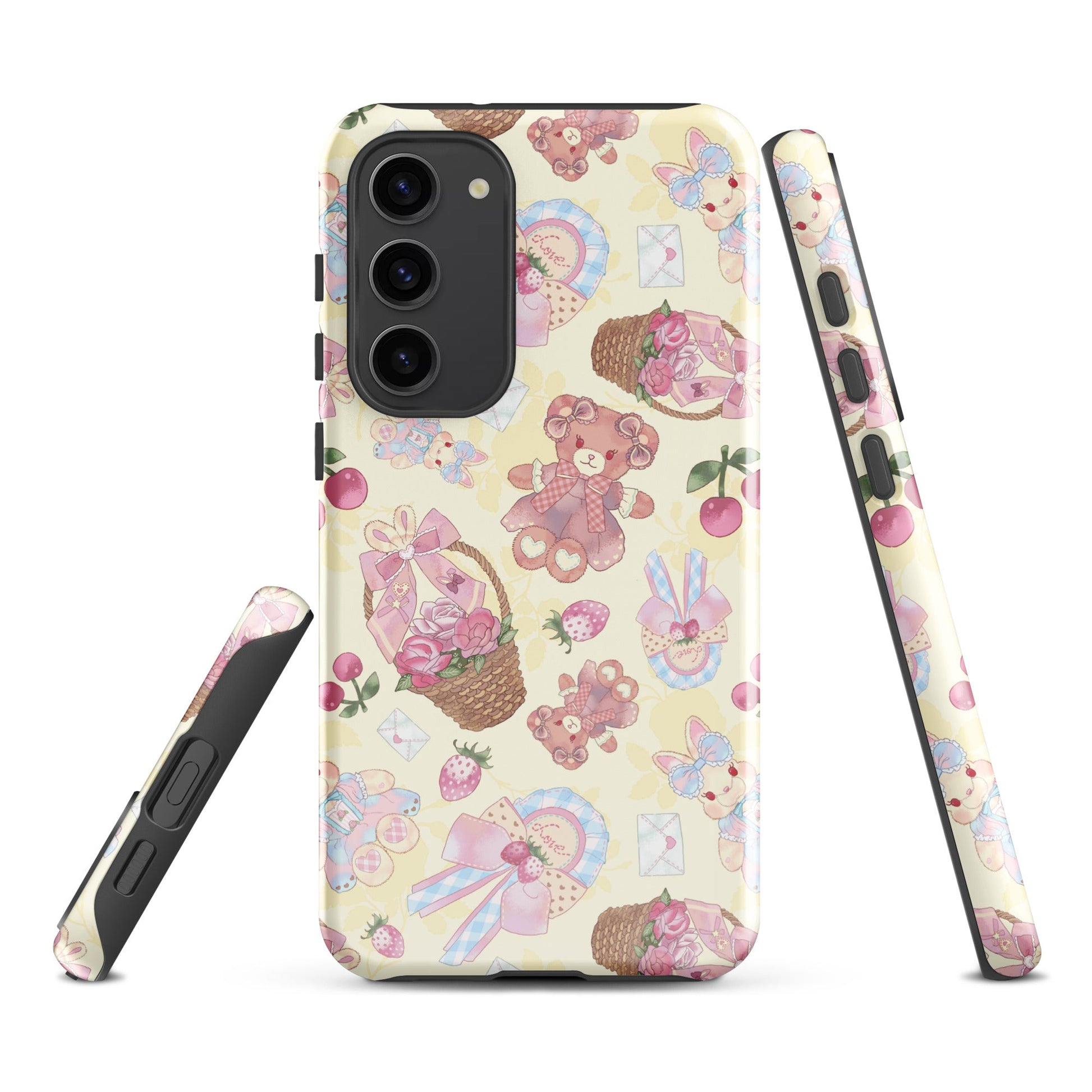 Stylish Sweet Teddy Samsung® Tough Case features a vibrant design, ensuring durability and protection for your phone.
