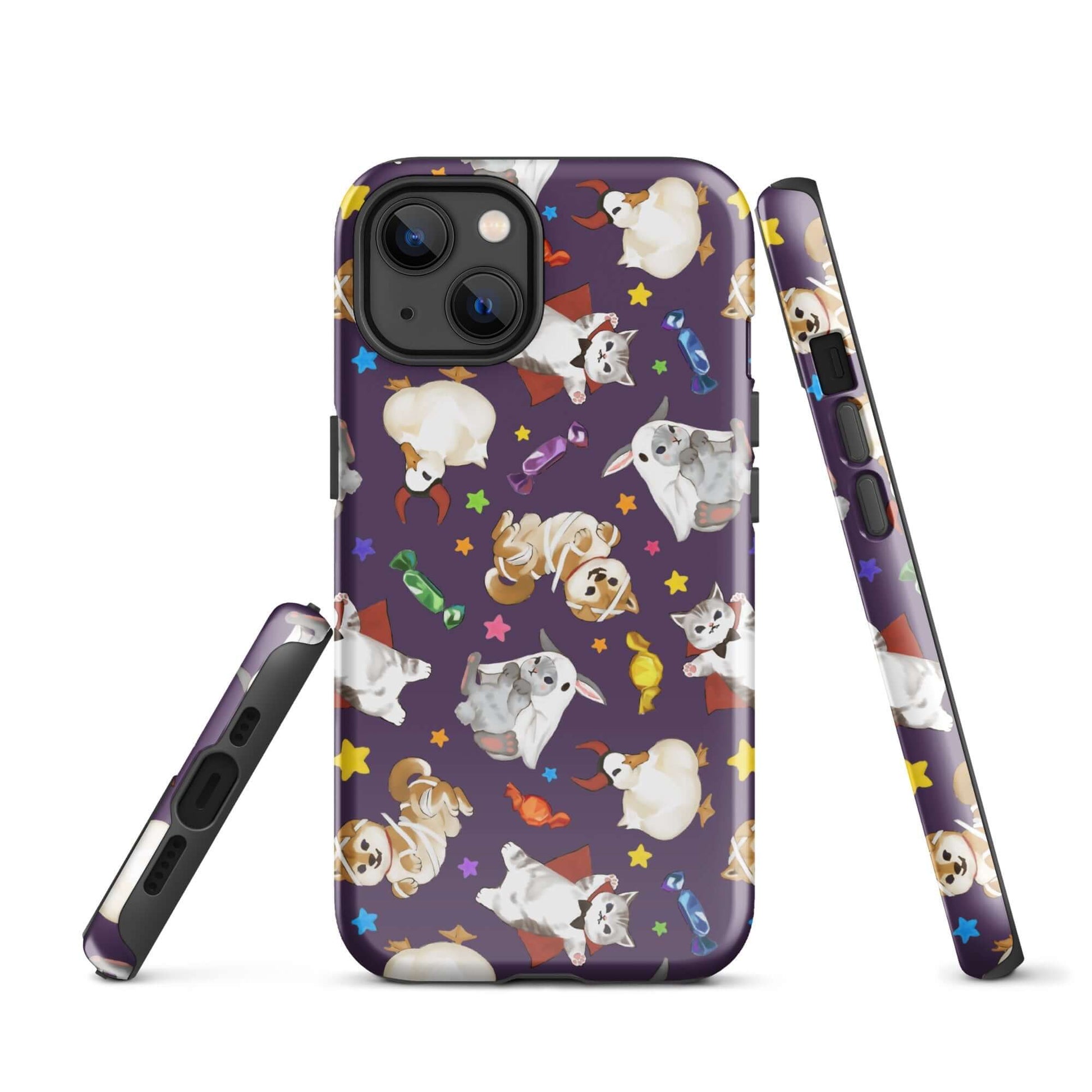 Trick or Treaters iPhone® Tough Case offers stylish protection with a durable, dual-layer design for year-round safety.