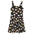 Trick or Treaters Skater Dress features a playful Halloween print, perfect for festivities and everyday wear.
