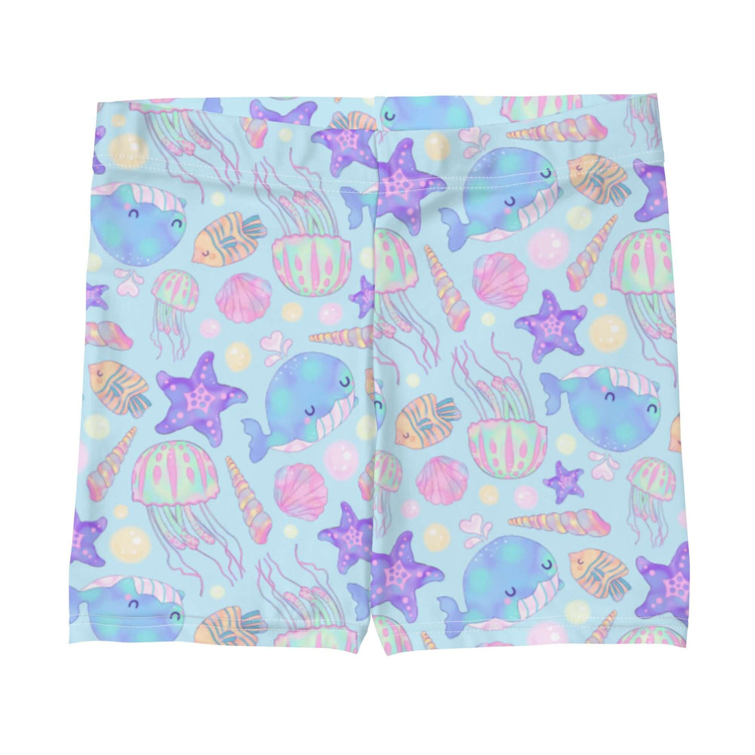 Colorful Under the Sea Shorts featuring playful marine life, perfect for summer beach outings and boardwalk fun.