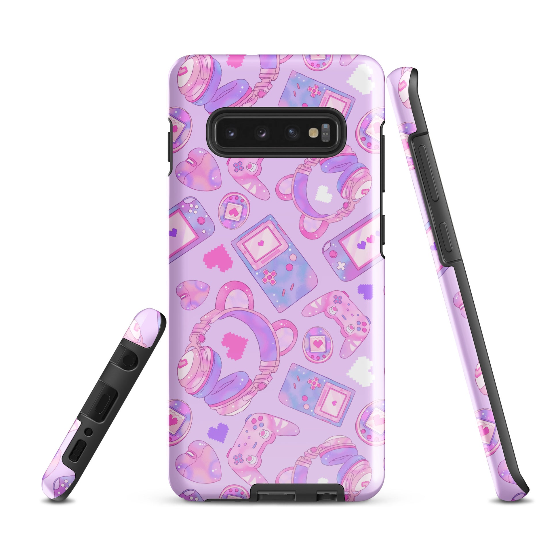 Gamer Girl Samsung® Tough Case features a vibrant design, offering durability and protection for your phone.