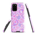 Stylish Gamer Girl Samsung® Tough Case featuring vibrant gaming graphics, offering durability and protection for your phone.