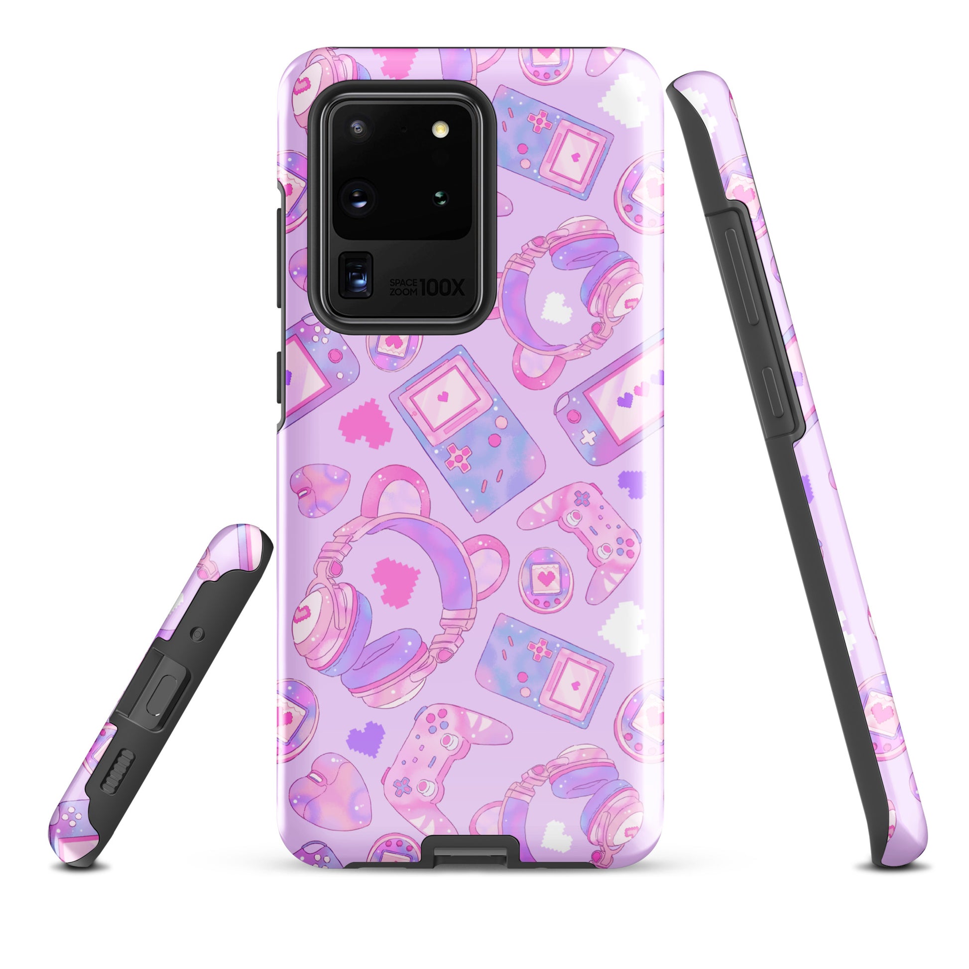 Gamer Girl Samsung® Tough Case features a vibrant design, offering impact protection and style for your phone.