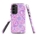 Stylish Gamer Girl Samsung® Tough Case featuring vibrant gaming graphics, providing durability and protection for your phone.