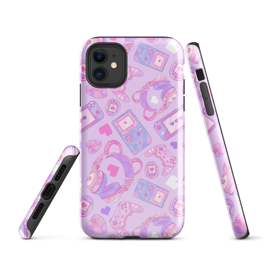 Stylish Gamer Girl iPhone® Tough Case features durable polycarbonate and TPU for ultimate phone protection.