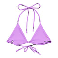 Aensland Padded String Bikini Top features eco-friendly materials and stylish design, perfect for summer beach days.