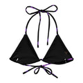 Stylish Aensland Padded String Bikini Top features soft recycled fabric and adjustable straps for summer fun.