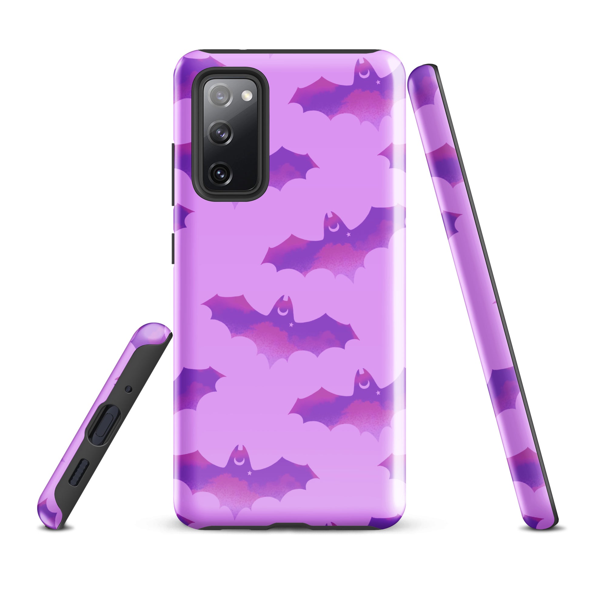 Stylish Aensland Samsung® Tough Case featuring a bat design, offering durability and protection for your phone.