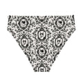 Elevate your swim style with the Queen's Beloved Kitty High-waisted Bikini Bottom, perfect for beach days and lounging.