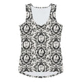 Queen's Beloved Bunny Tank Top features a stylish bunny print, perfect for adding elegance to your casual wear.