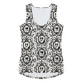 Stylish Queen's Beloved Kitty Tank Top features a chic cat print, perfect for year-round casual elegance.