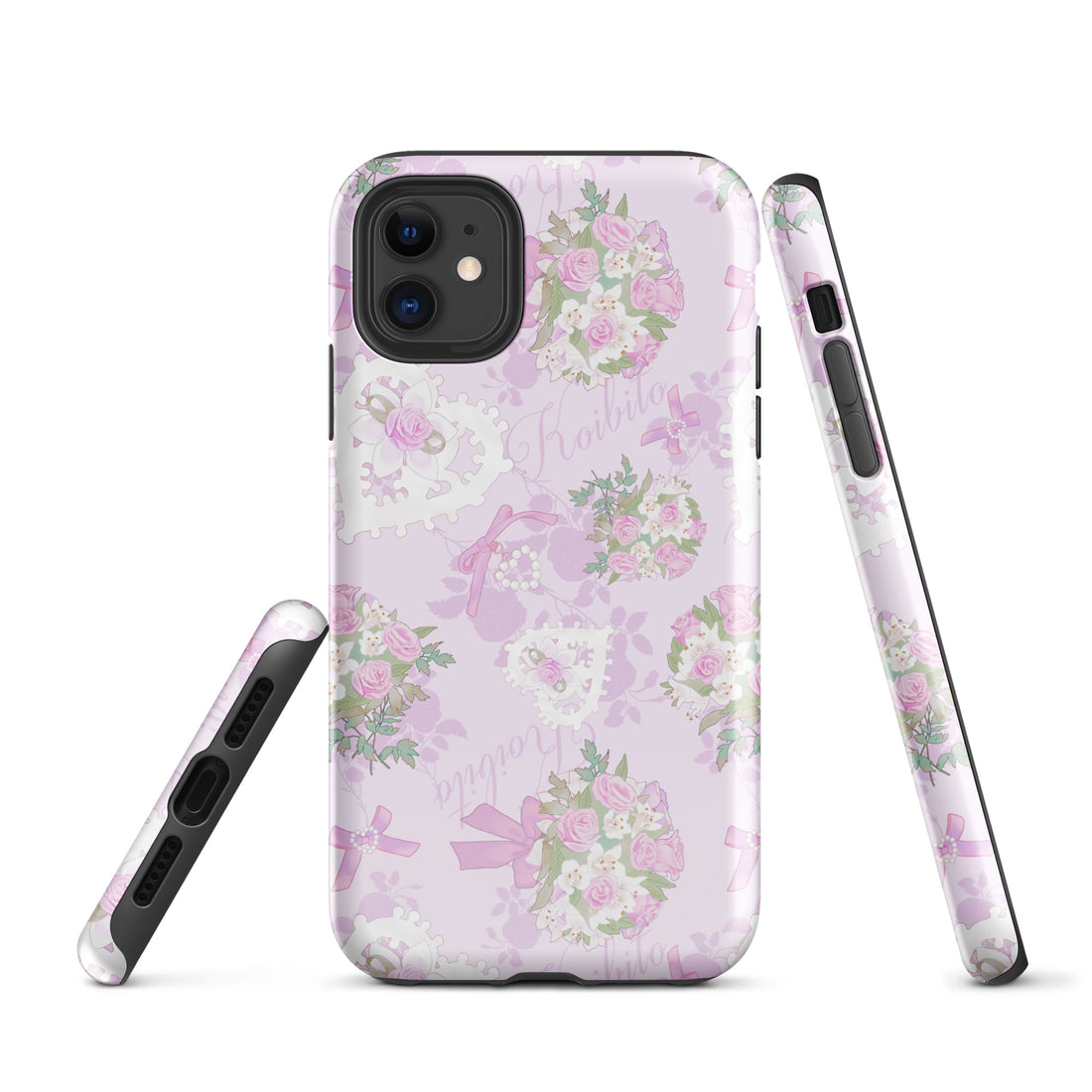 Protect your phone with style using the Anniversary iPhone® Tough Case, featuring a floral design and durable layers.