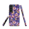 Colorful Berry Samsung® Tough Case featuring dessert patterns, designed for durability and style. Perfect for your phone!