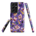 Berry Samsung® Tough Case features a vibrant pattern, providing sleek protection for your Samsung Galaxy S21 Ultra.