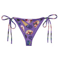 Berry String Bikini Bottom featuring a vibrant fruit print, perfect for poolside relaxation and sunbathing.