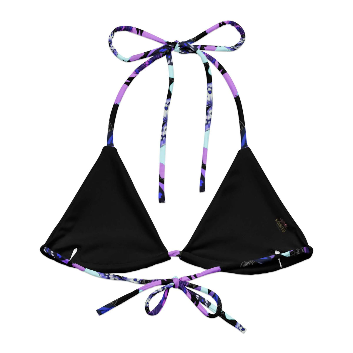 2 String Clothes Butterfly Padded String Bikini Top - Koibito Clothing