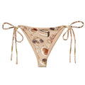 Cafe String Bikini Bottom features a stylish design perfect for poolside relaxation, made from soft, recycled polyester.